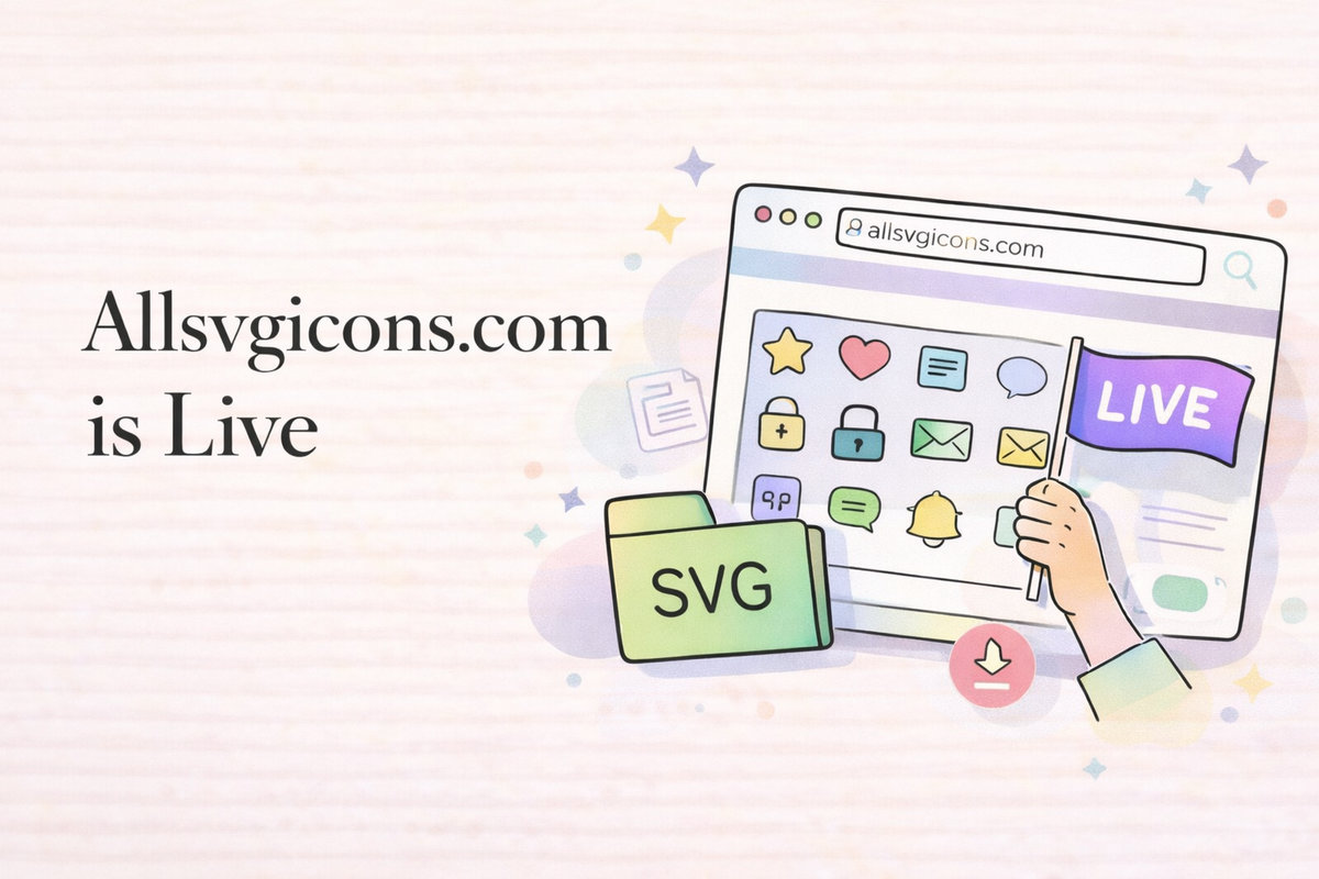 AllSVGIcons Is Live: Fast Search Across Every Major SVG Icon Pack