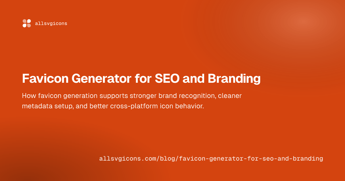 Favicon Generator for SEO and Branding